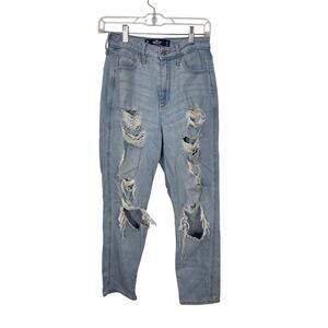 ULTRA HIGH - RISE MOM JEAN HOLLISTER VINTAGE STRETCH SIZE 3